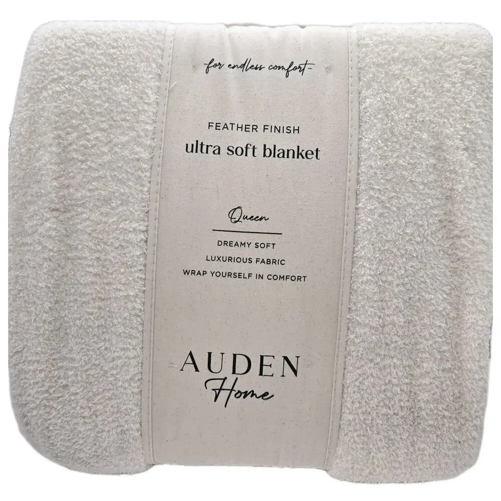 Auden Home Queen Dreamy Ultra Soft Feather Finish Blanket 90x90